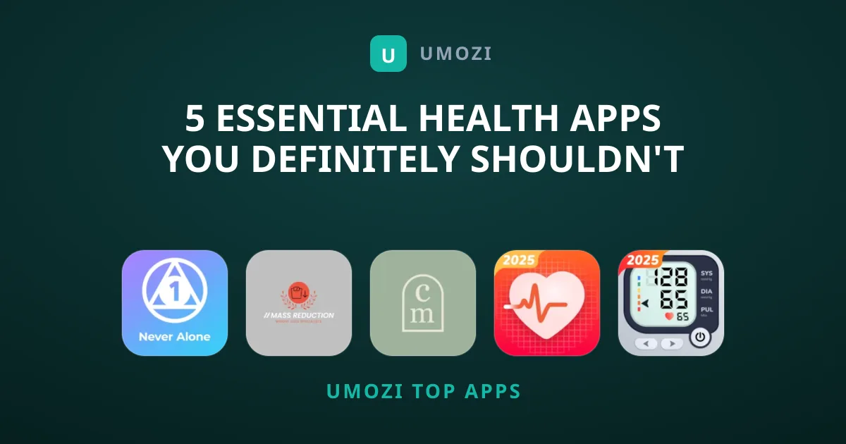5 Essential Health Apps You Definitely Shouldn't Miss